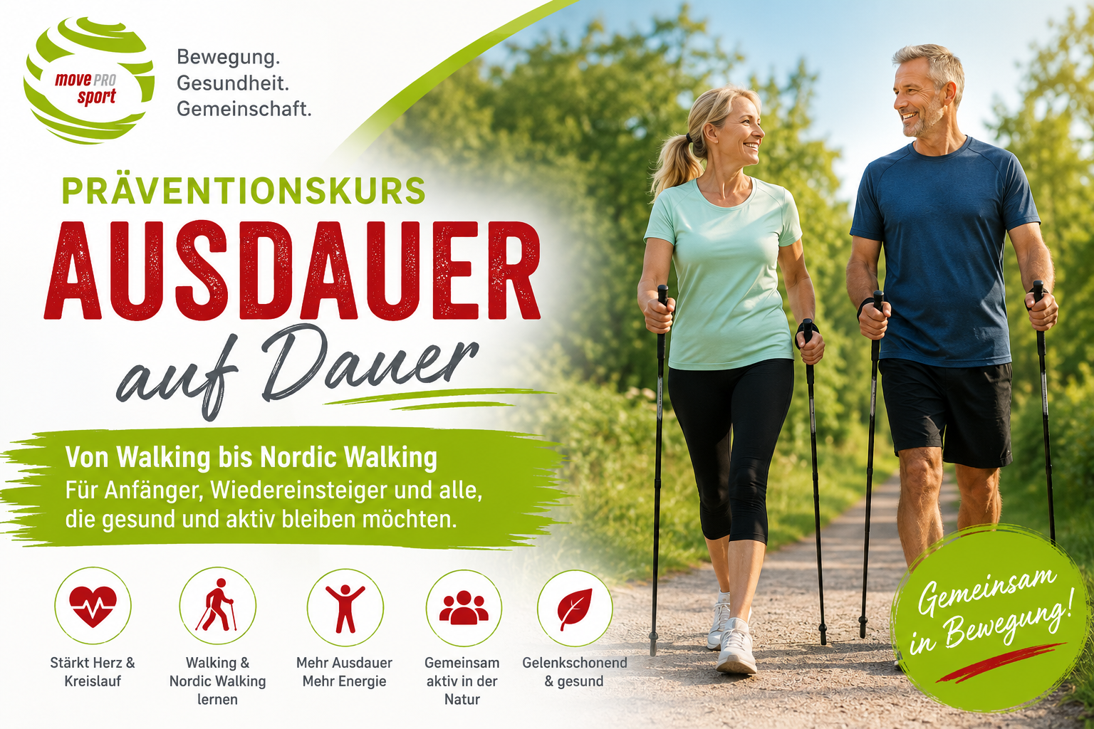 Präventionskurs – Ausdauer auf Dauer